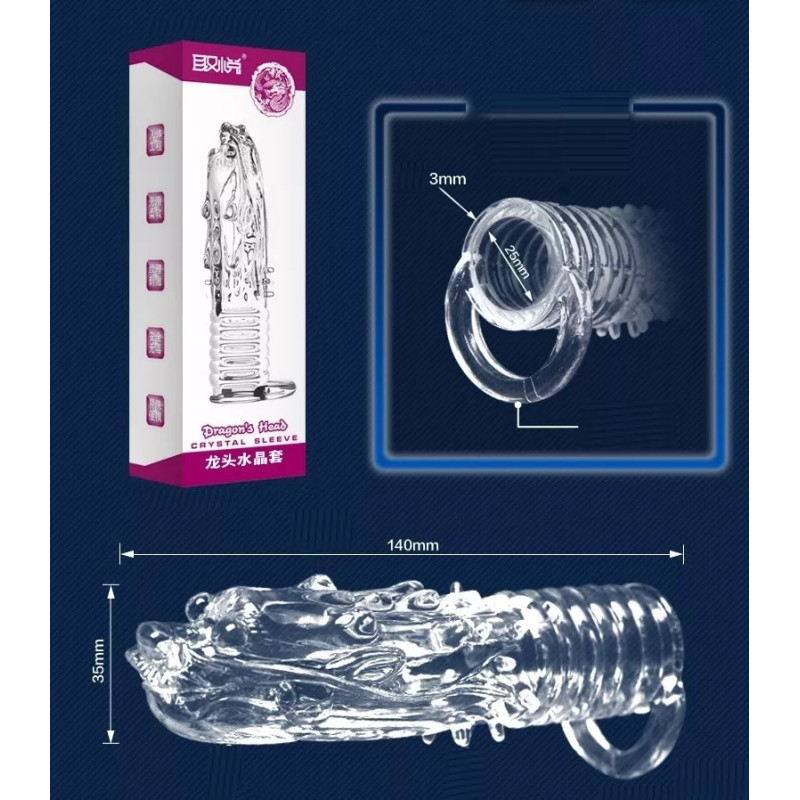 Dragon Head Penisverlängerung - Sleeve