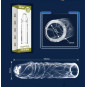 Clear Penis Sleeve Condom Enlarge Enhancer Extender Erection Impotence