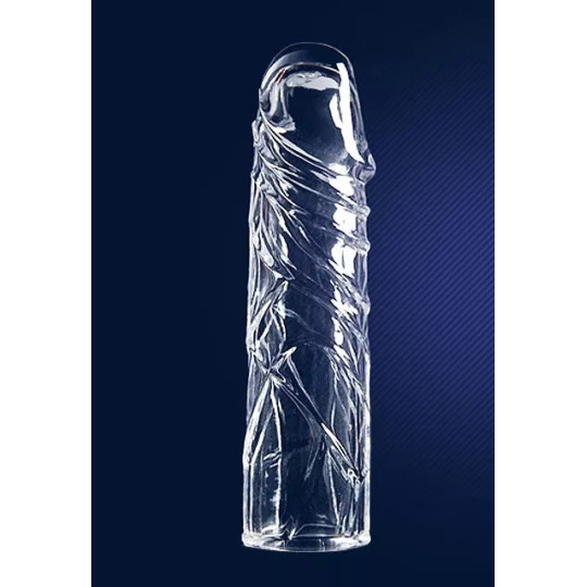 Clear Penis Sleeve Condom Enlarge Enhancer Extender