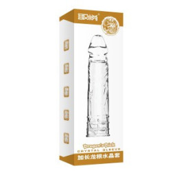 3.5cm Top Extender Penis Sleeve Enlarge Enhancer Erection Impotence Aid Condom