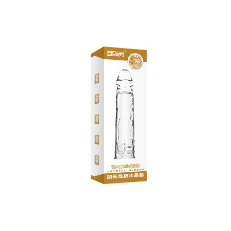 3.5cm Top Extender Penis Sleeve Enlarge Enhancer Erection Impotence Aid Condom