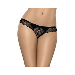Obsessive „Miamor“ Crotchless Thong (offener Spitzen-String)