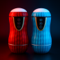 Masturbator „DualWave“ – Manuelle Saugfunktion, 14 cm Einführtiefe