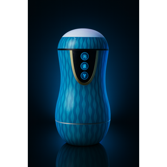 Masturbator „DualWave“ – Manuelle Saugfunktion, 14 cm Einführtiefe