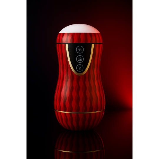 Masturbator „DualWave“ – Manuelle Saugfunktion, 14 cm Einführtiefe