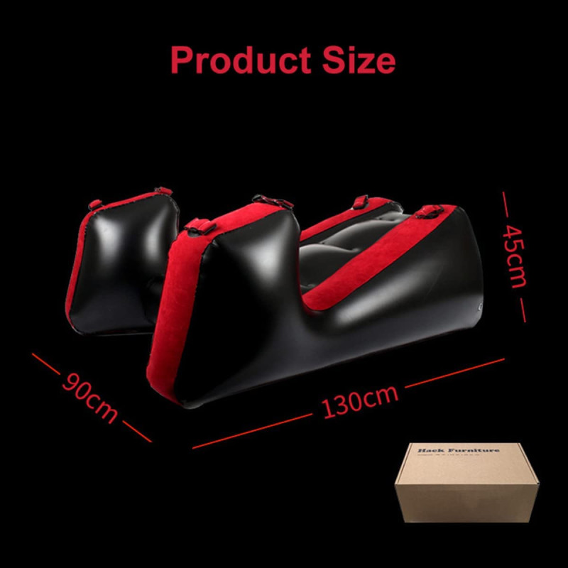 Aufblasbares Sex Sofa Bett mit Hand und Beinfesseln und elektrische Luftpumpe