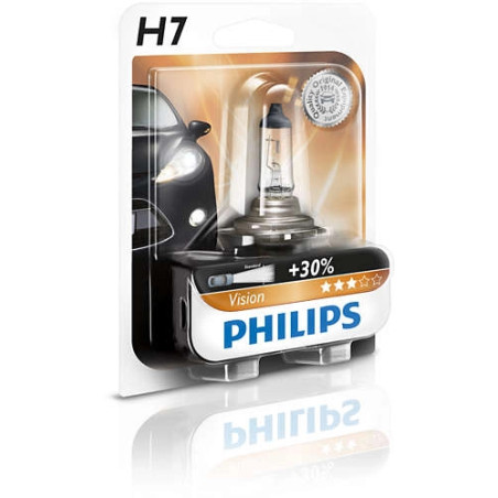 Philips H7 Vision 12V +30% Blister