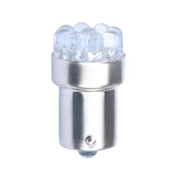 LED-Diode L033 BA15s 9x 5mm Flux Gelb 12V Ersatz R5W R10W