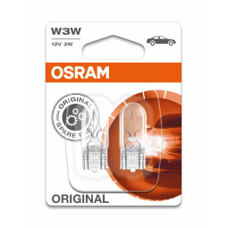 OSRAM W3W 12V 3W GlÃ¼hlampe mit W2,1x9,5d Sockel
