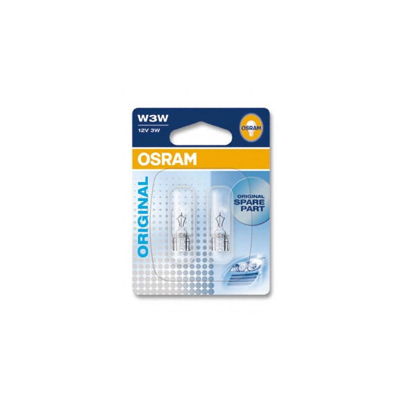 OSRAM W3W 12V 3W GlÃ¼hlampe mit W2,1x9,5d Sockel
