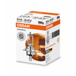 OSRAM Halogen-Scheinwerferlampe 64196 P43t 24V 75/70W H4 fÃ¼r Lkw