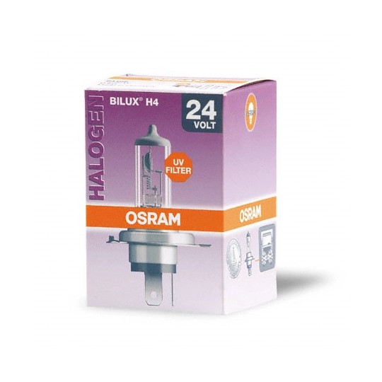 OSRAM Halogen-Scheinwerferlampe 64196 P43t 24V 75/70W H4 fÃ¼r Lkw