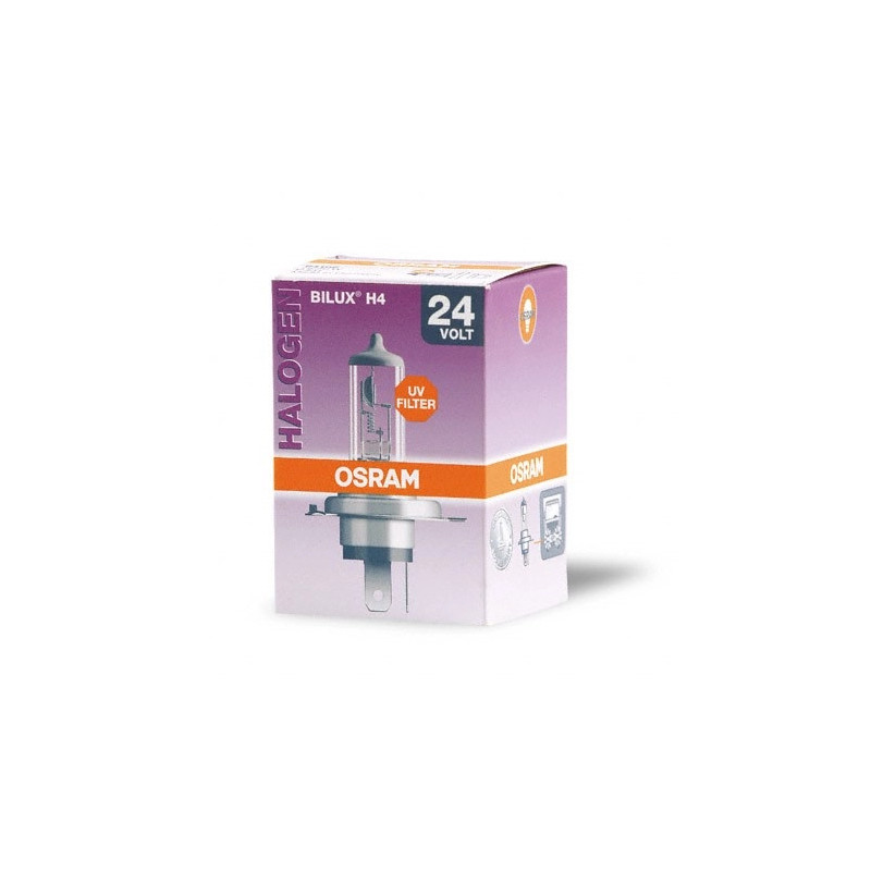OSRAM Halogen-Scheinwerferlampe 64196 P43t 24V 75/70W H4 fÃ¼r Lkw