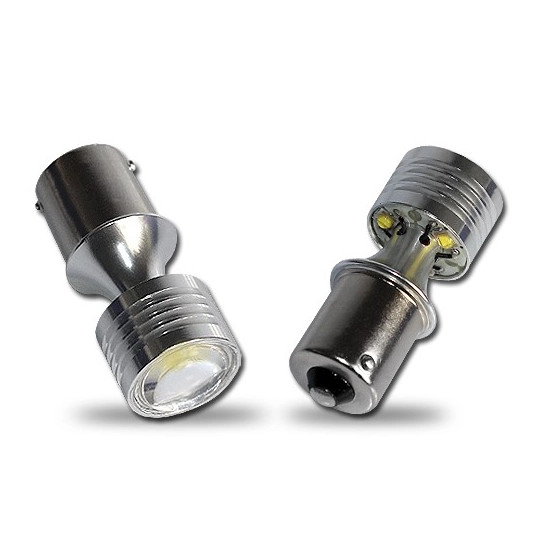 LED-Diode L331 BA15s 20W 12V WeiÃŸ mit 4x CREE LEDs