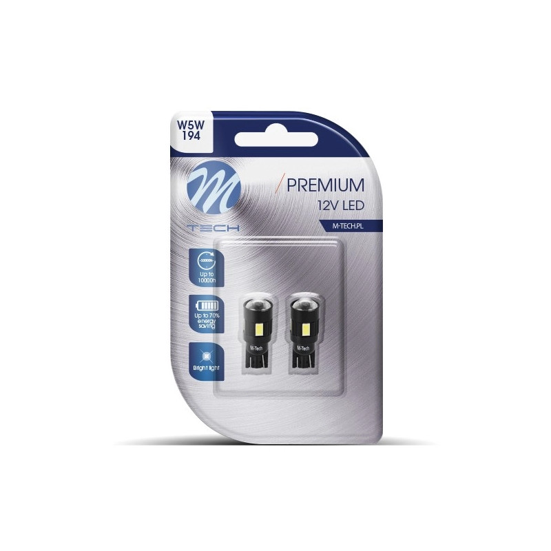 M-TECH W5W LED Lampe 6x SMD5630 CANBUS 12V KaltweiÃŸ