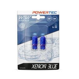 PowerTec Xenon Blue W5W T10 5W 12V â€“ Blaue Fahrzeug-GlÃ¼hbirne