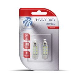 Blaues C5W LED-Lampe 36mm 6x OSRAM SMD2835 24V SV8.5