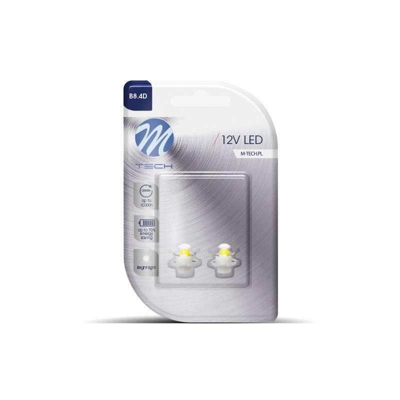 LED-Diode L049 12V B8.4d WeiÃŸ â€“ 2 StÃ¼ck im Blister