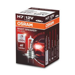 NIGHT BREAKERÂ® SILVER H7 Halogen-Scheinwerferlampe 12V 55W