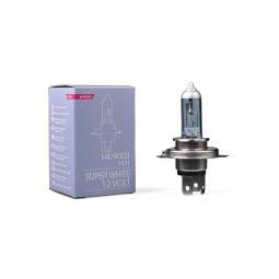 M-TECH SuperWhite H4 9003 HB2 Halogenlampe 12V 60/55W mit UV-Schutz