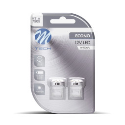 M-TECH ECONO LED Retrofit T20 W21W 9x SMD2835 WeiÃŸ 12V