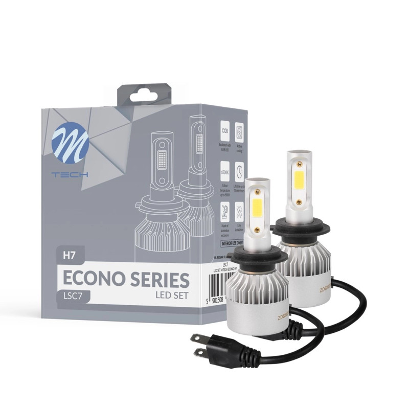 M-TECH ECONO LSC LED-Set H7 mit aktivem KÃ¼hlsystem