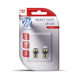 LED-Dioden W5W Canbus 24V 2er Set mit OSRAM SMD5630, Kaltweiß