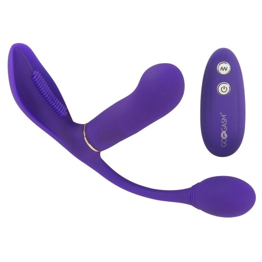 GoGasm Pussy & Ass Vibrator – Dreifache Stimulation mit Fernbedienung