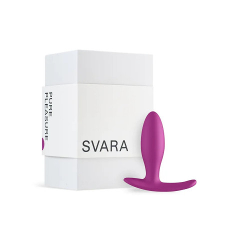 SVARA Tapso Analplug mit Vibration – Sanfte anale Stimulation
