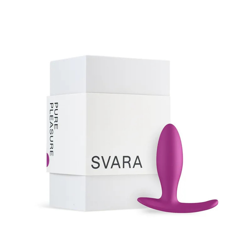 SVARA Tapso Analplug mit Vibration – Sanfte anale Stimulation