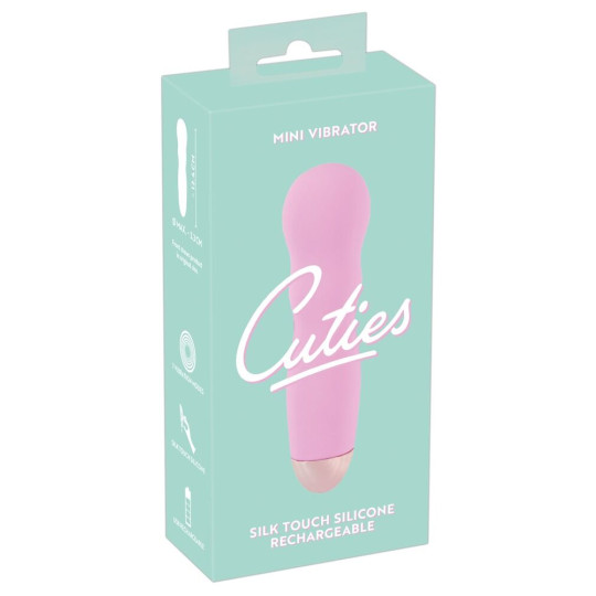 Cuties Mini Vibrator rosé 12,4 cm aufladbar