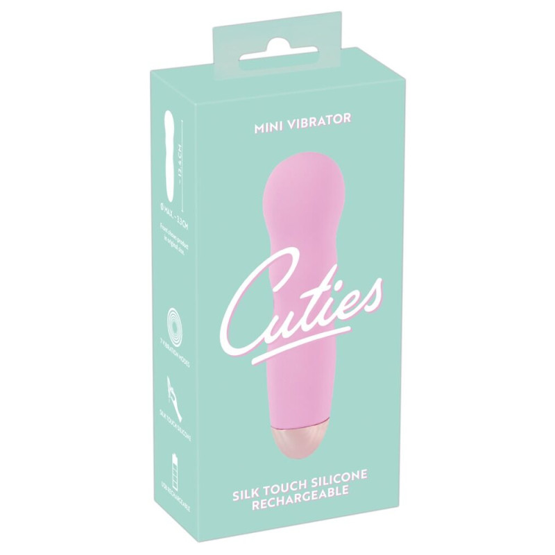 Cuties Mini Vibrator rosé 12,4 cm aufladbar