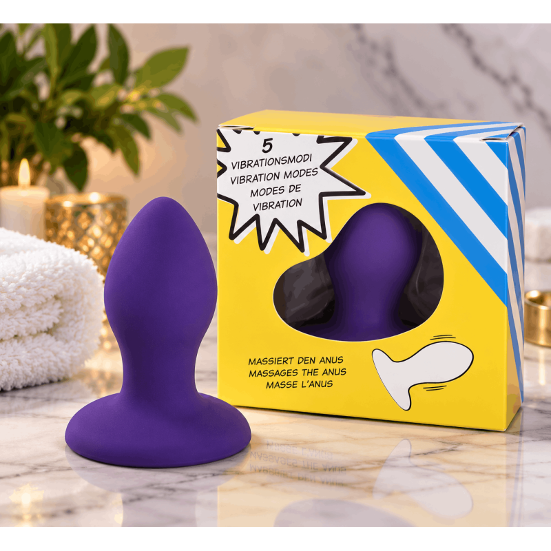 CUPE Super Slider Power Purple – vibrierender Analplug