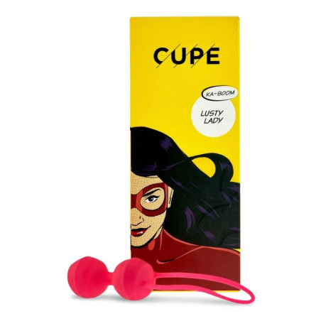 CUPE Lusty Lady Liebeskugeln aus Silikon in Pink