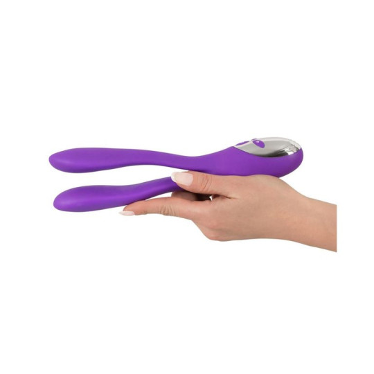 Sweet Smile Bendable Double Vibrator lila