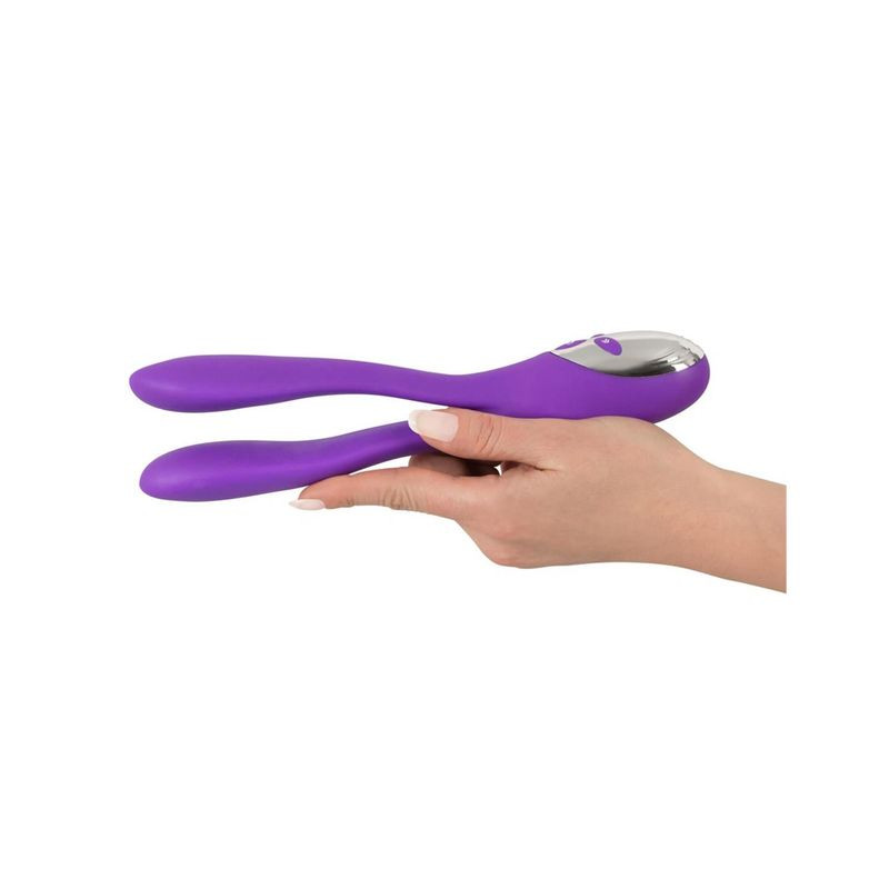 Sweet Smile Bendable Double Vibrator lila