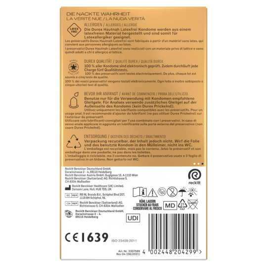 Hautnah Latexfrei – Durex