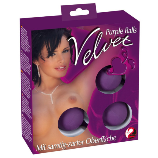 You2Toys Velvet Balls purple – You2Toys