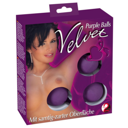 You2Toys Velvet Balls purple – You2Toys