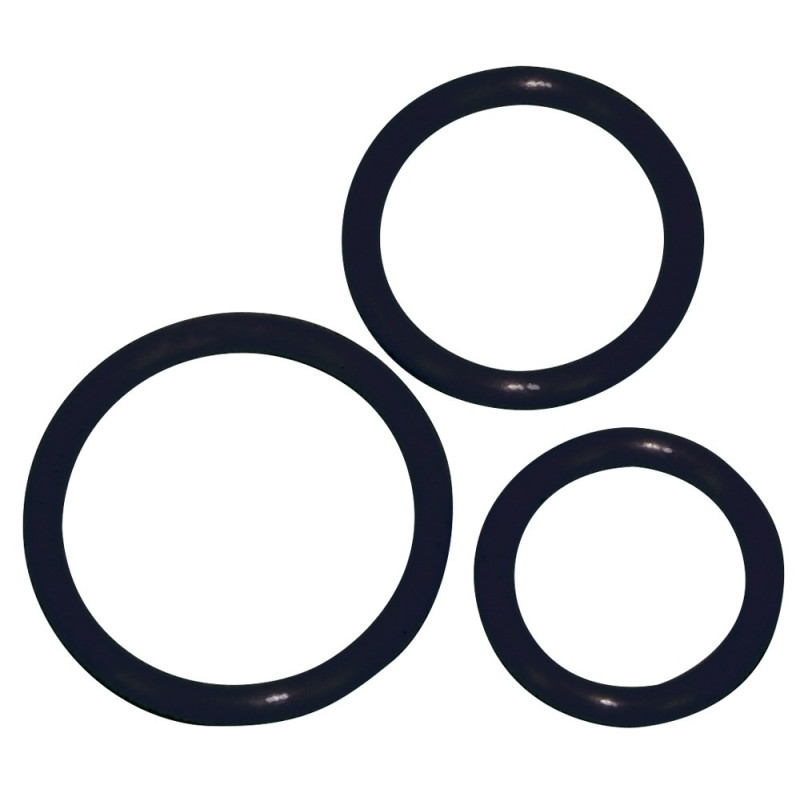 Silicone cock ring set 3 Stück
