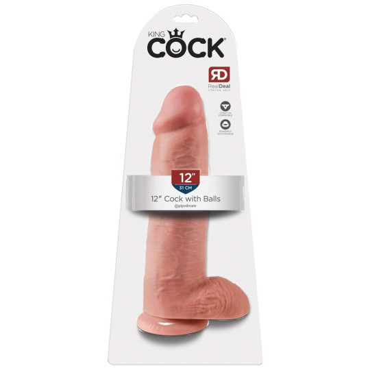 12“ Cock with Balls – King Cock