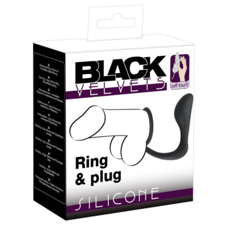 Ring & plug – Black Velvets