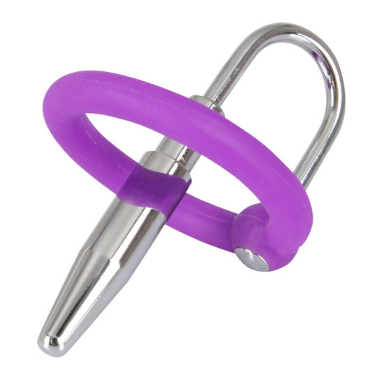 Penisplug with a silicone glans ring – Penisplug