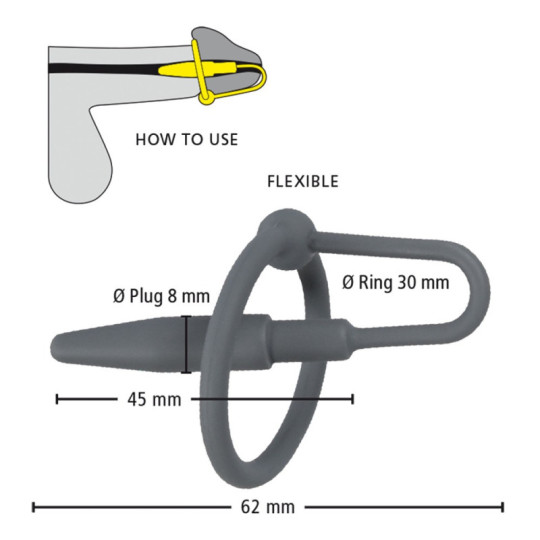Penisplug With Glans Ring – Penisplug