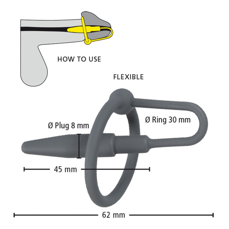 Penisplug With Glans Ring – Penisplug