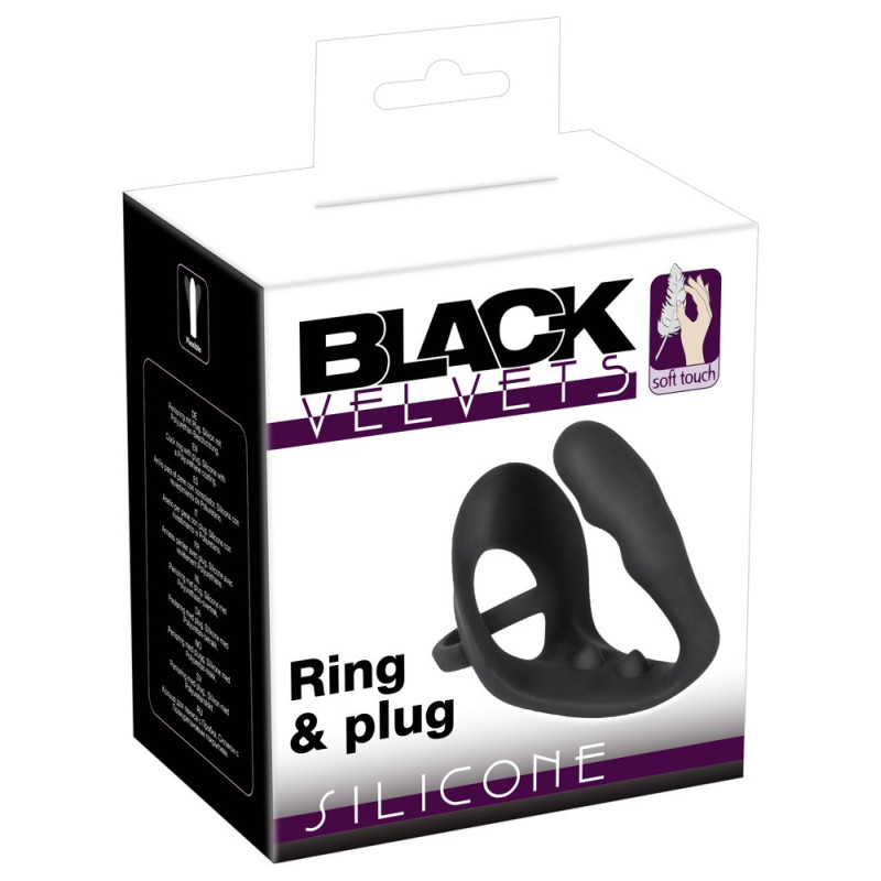 Ring & plug – Black Velvets