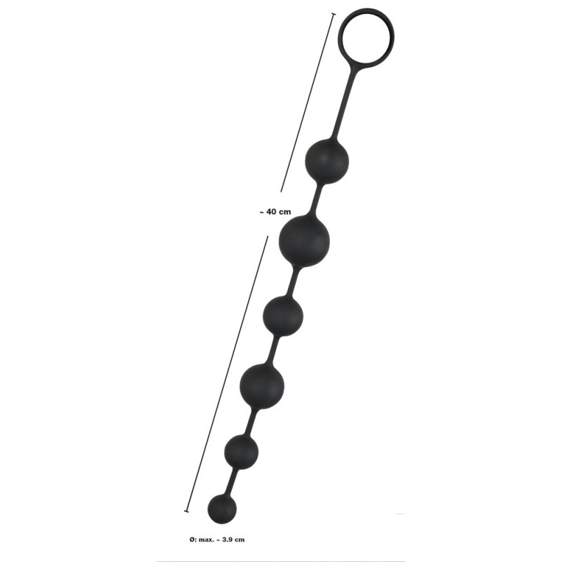 Anal beads – Black Velvets