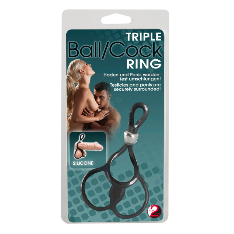 Triple Ball- und Cockring – You2Toys