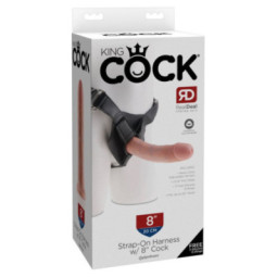 Strap-on with 8 Inch