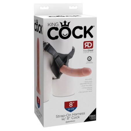 Strap-on with 8 Inch – King Cock